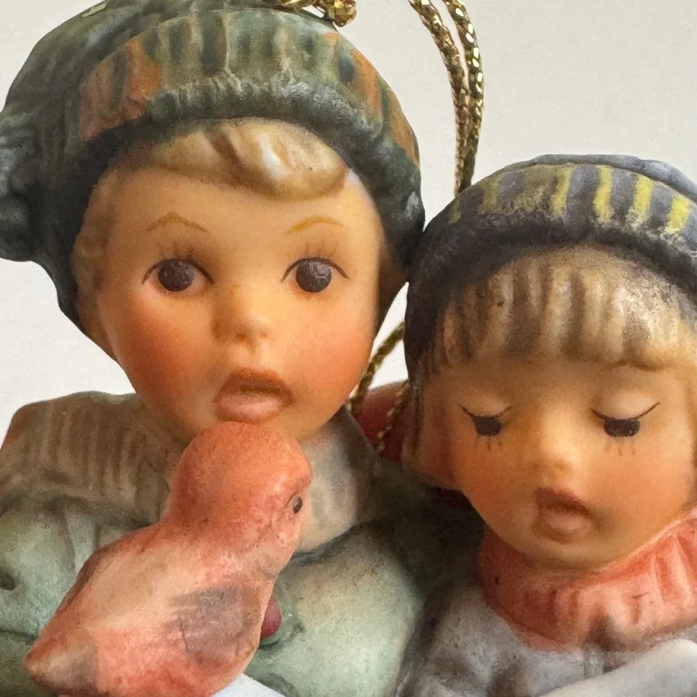 Berta Hummel Heavenly Trio Christmas Ornament Ashton-Drake Studio Hummel 1997
